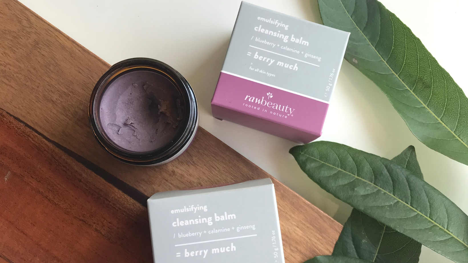 Berry Much double cleansing balm